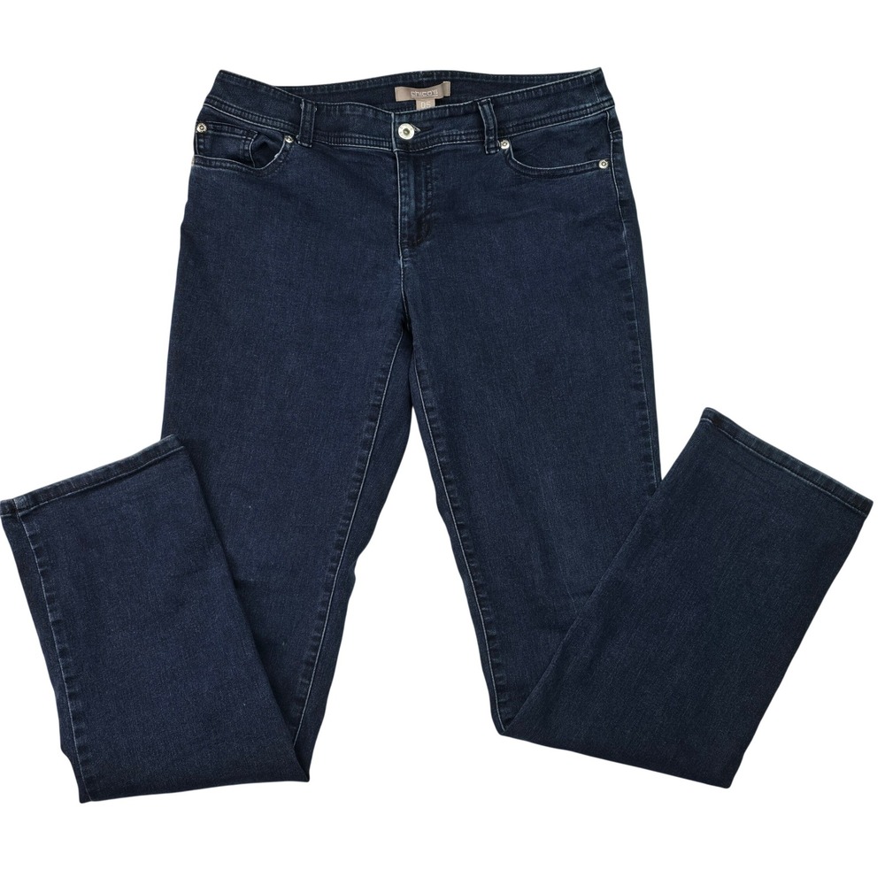 Levis 711 Skinny Jeans Womens 32 Dark Wash Distressed Ripped Denim Mid Rise - Picture 14 of 15